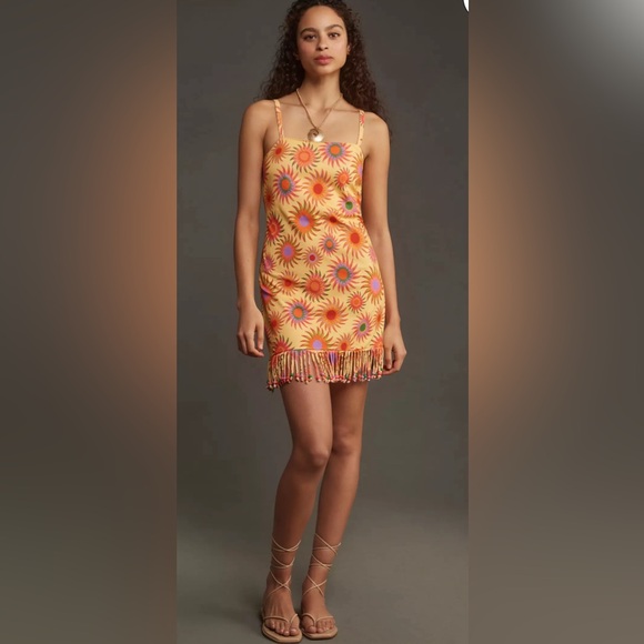 Farm Rio Slim Fringe Mini Dress - Picture 3 of 4